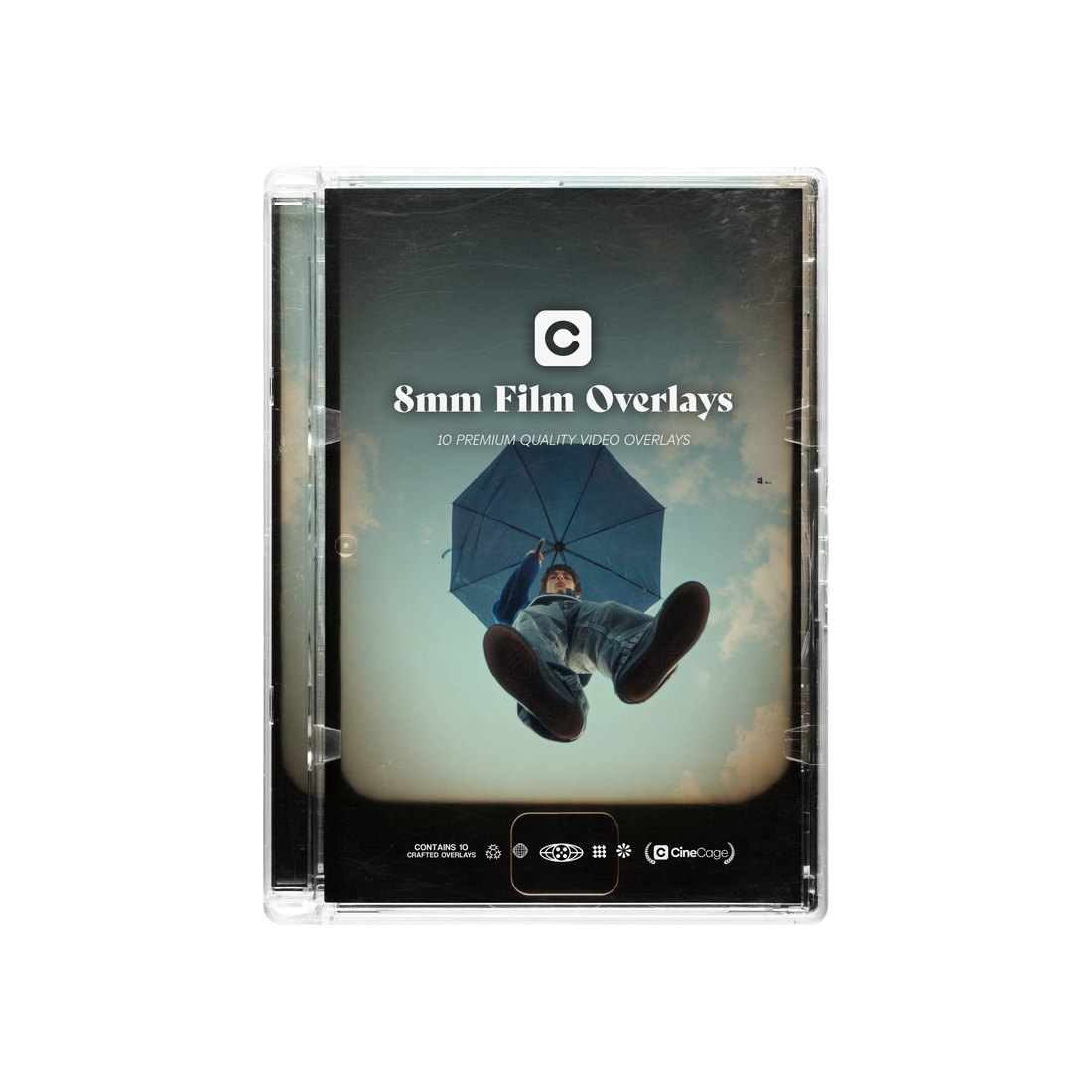 8mm Film Overlays Digital Editing Assets